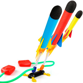 Lanzacohetes Rocket Para Niños  Con Bomba Lanzadora ...