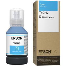 Botella De Tinta T49h Cyan 140Ml Para T3170x