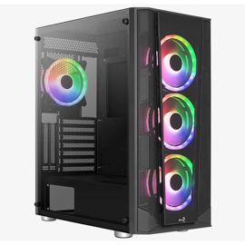 Gabinete  PrismABkV3 (4 X Argb Fan)