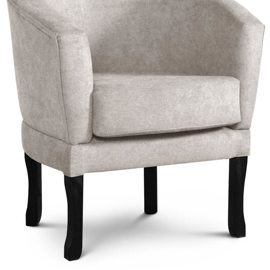 Sillón Individual Shey Espácity Tela Star Latte Anti...