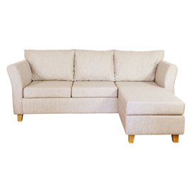 Sillón Esquinero Trento 3 Cuerpos Chenille Jumper Be...