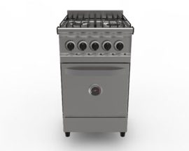 Cocina Profesional  Fit 50 Cm Pta Acero Gn