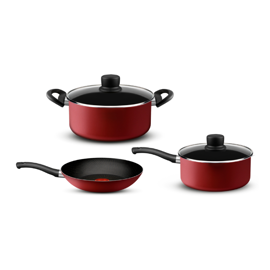 Set 5 Piezas Red Surprise (Cacerola Ctapa 20Cm Olla...