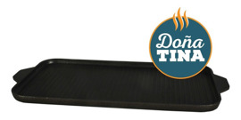 Grill Plancha Doble 29 X 50Cm Doña Tina Teflon Cod 4...