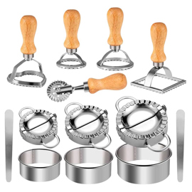 Set X 13 Cortantes De Pasta Maddy Acero Inoxidable
