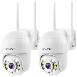 Camaras De Seguridad Wifi Ip Dm200w X2 Full Hd Moto...