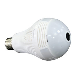 Lampara Led Vigilancia Con Camara Espia Hd 2Mp 360 G...