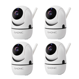Kit X4 Cámaras De Seguridad Sx9 Ip Motorizada Wifi ...