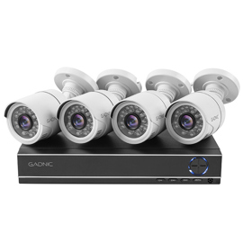 Cámaras De Seguridad + Dvr  X4 Interior / Exterior I...