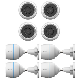 Kit Cámara De Seguridad Ip Wifi 2Mp Fhd H3c Visión ...