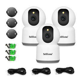 Kit X3 Camara De Seguridad Vigilancia  4Mp Vision No...