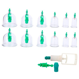 Set X 12 Ventosas De Vacío MassagV1n Pistola Aplica...