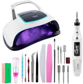 Kit Para Uñas  Torno T102 + Cabina Uv Led Bq6 Pro Us...