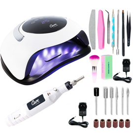 Kit Para Uñas  Torno T102 + Cabina Uv Led Bq5 Pro Us...