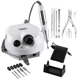 Kit Manicura Pedicura + Torno Para Uñas T202
