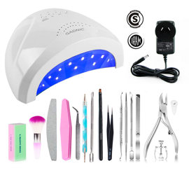Kit Manicura Pedicura + Cabina Para Uñas