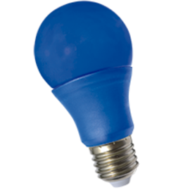 Lampara Bulbo A60 Led Color Azul 5W 