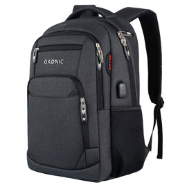 Mochila Impermeable Portanotebook Y Cierre Antirrob...
