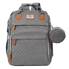 Mochila Maternal Plegable Con Cambiador Cuna Portát...