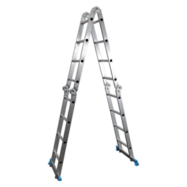 Escalera Aluminio Articulada X 4  G211ar