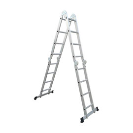 Escalera De Aluminio Articulada Plegable 4X4 4,7Mts