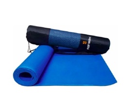 Colchoneta Mats 6Mm Fitness/Yoga  731 C/Bolso Azul