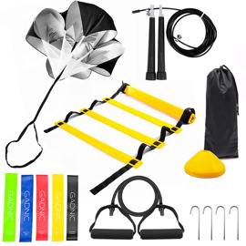 Kit Entrenamiento Funcional Bandas + Paracaidas + S...