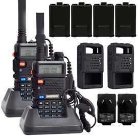 Handy Uv5R Kit X2 BiBanda 8W C/ Funda Hasta 12Km + ...