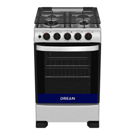 Cocina Multigas 55 Cm Acero Inoxidable Drean Cd5507ai