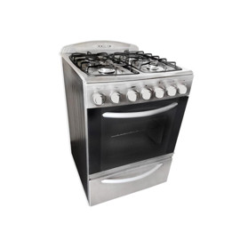 Cocina Domec Coraline, CCXLE, multigas, Acero inoxidable