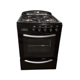 Cocina  Ccn, Multigas, Ancho 56 Cms., Negra