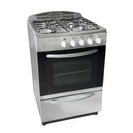 Cocina  Ccx, Multigas, Ancho 56 Cms., Acero Inoxidab...