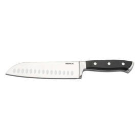 Cuchillo Santoku Infinity Negro 18 Cm Acero Inoxi...