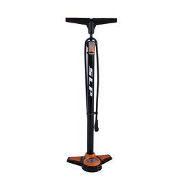 Inflador  De Pie Aluminio Con Picos Zf042