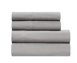 Juego De Sabanas Colors King Size Color Gris