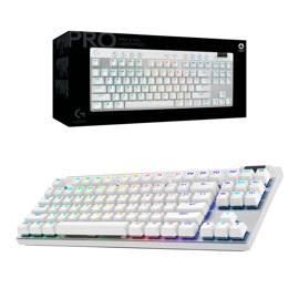 Teclado Gamer Inalámbrico Pro X Tkl Blanco