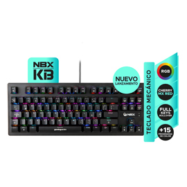 Teclado Gamer Noblex Kb3000ch Rgb Cherry Mx Red