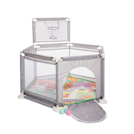 Corralito Hexagonal Con Aro De Basket 881