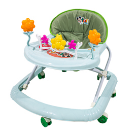 Andador Caminador Bebe Plegable Liviano 144 Verde