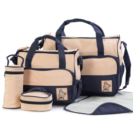 Set 5 Piezas Bolsos Maternales Cambiador Mr131x Par...