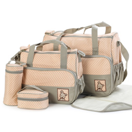 Set 5 Piezas Bolsos Maternales Cambiador Mr131x Par...