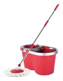 Trapeador Con Balde De Acero Inoxidable 7 Lts Mops0...