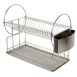 Secador De Platos Sec08 Acero Inoxidable Moderno