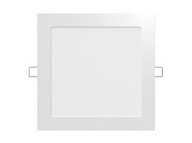 Plafon Led Cuadrado  De Embutir 24 W Tono Calido