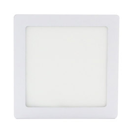 Plafón Cuadrado 12W Blanco Luz Día