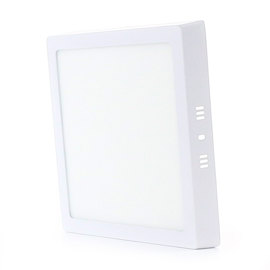 Plafón Cuadrado Blanco 18W Luz Fría