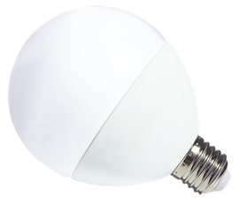 Lampara Globo Led Rosca E27 20W Blanco Cálido 