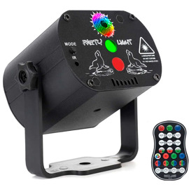 Reflector Laser Multi Modo Con Control Remoto