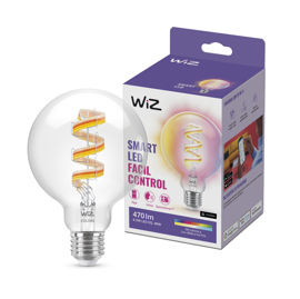 Lámpara Led Inteligente WiFi  E27 G95 Blanca/Color