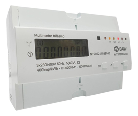 Medidor Trifásico  60A Digital C/Registro De Kwh Rie...